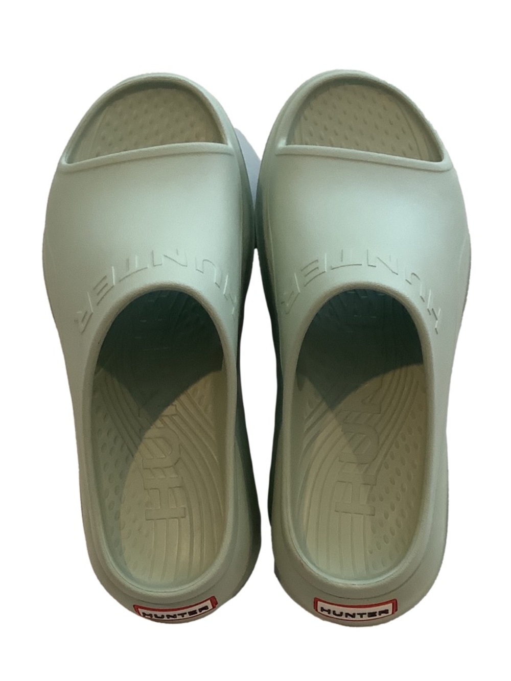 Hunter Haddie Slip On Open Toe Casual Sandals New